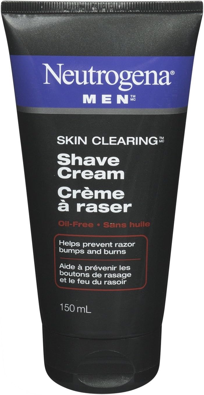 Neutrogena Skin Clearing Men's Shave Cream, 150ml Amazon.ca Beauty