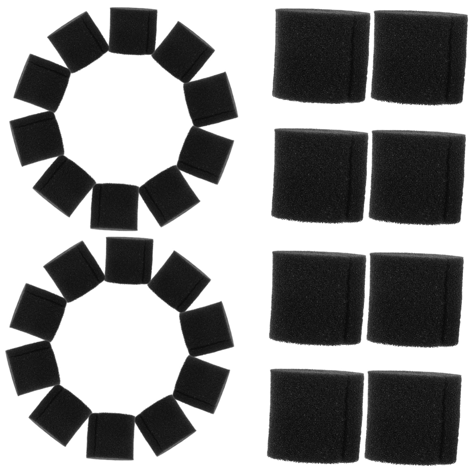 BESPORTBLE Lot De 4 Éponges Hydroponiques pour Culture Hydroponique Substrat pour Herbe De Blé 100 Pièces X 4