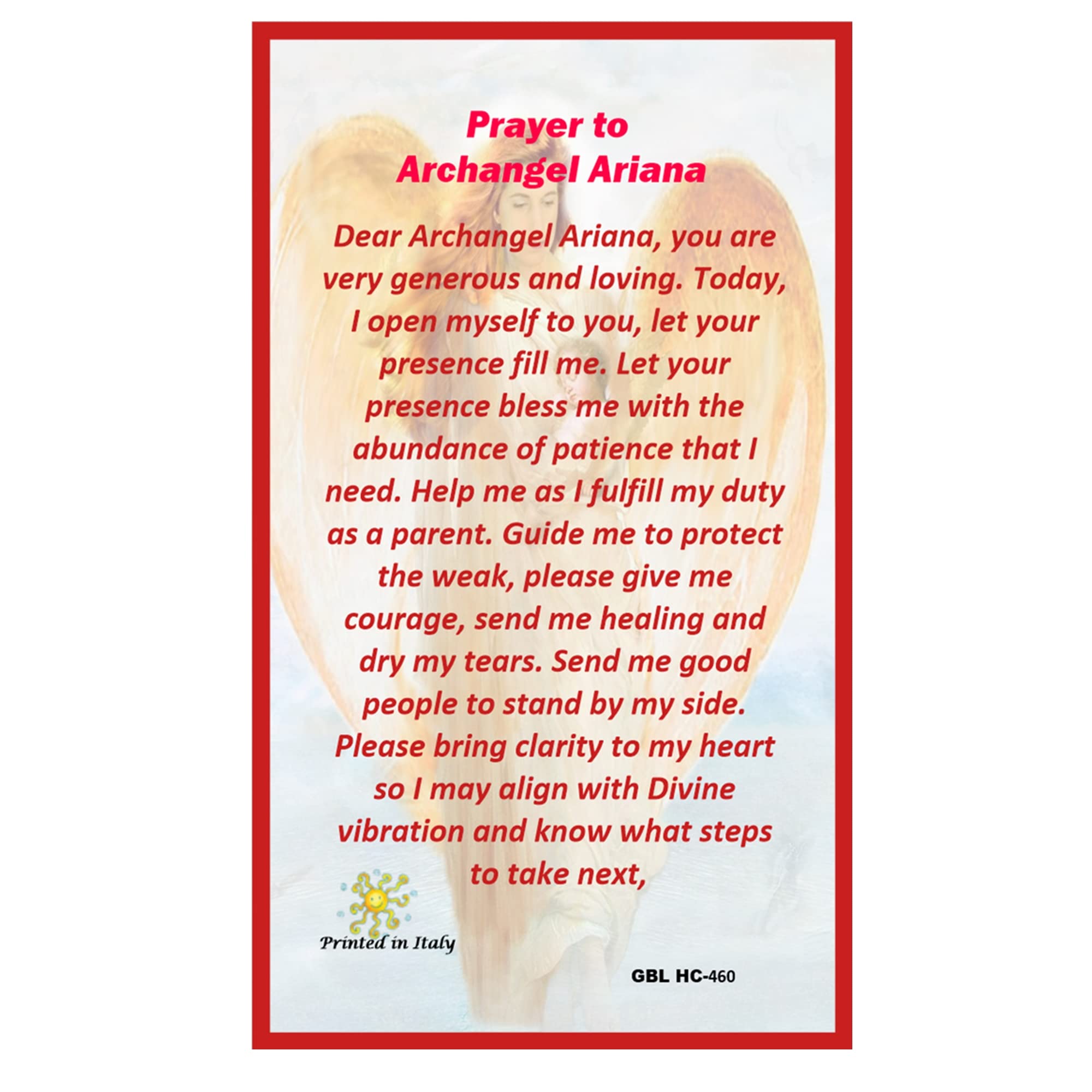 Archangel Ariana The Archangel of Special Children born with disabilities candles set of 2 or 4 with Prayer Card (1)