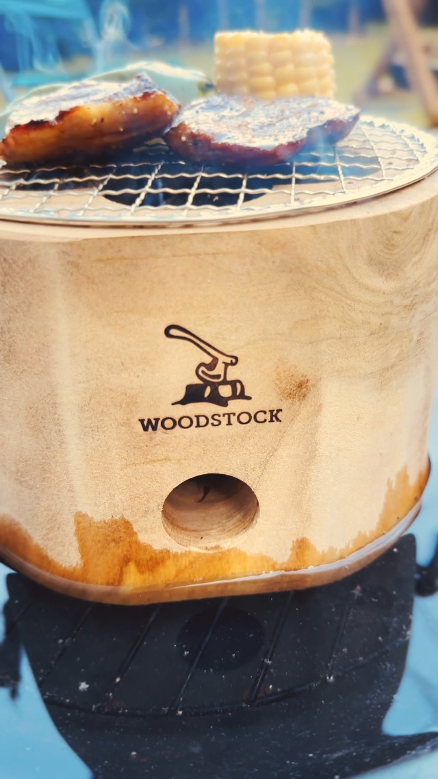 Amazon | 防災グッズにも最適 ウッドグリル ヤマザクラ WOODSTOCK