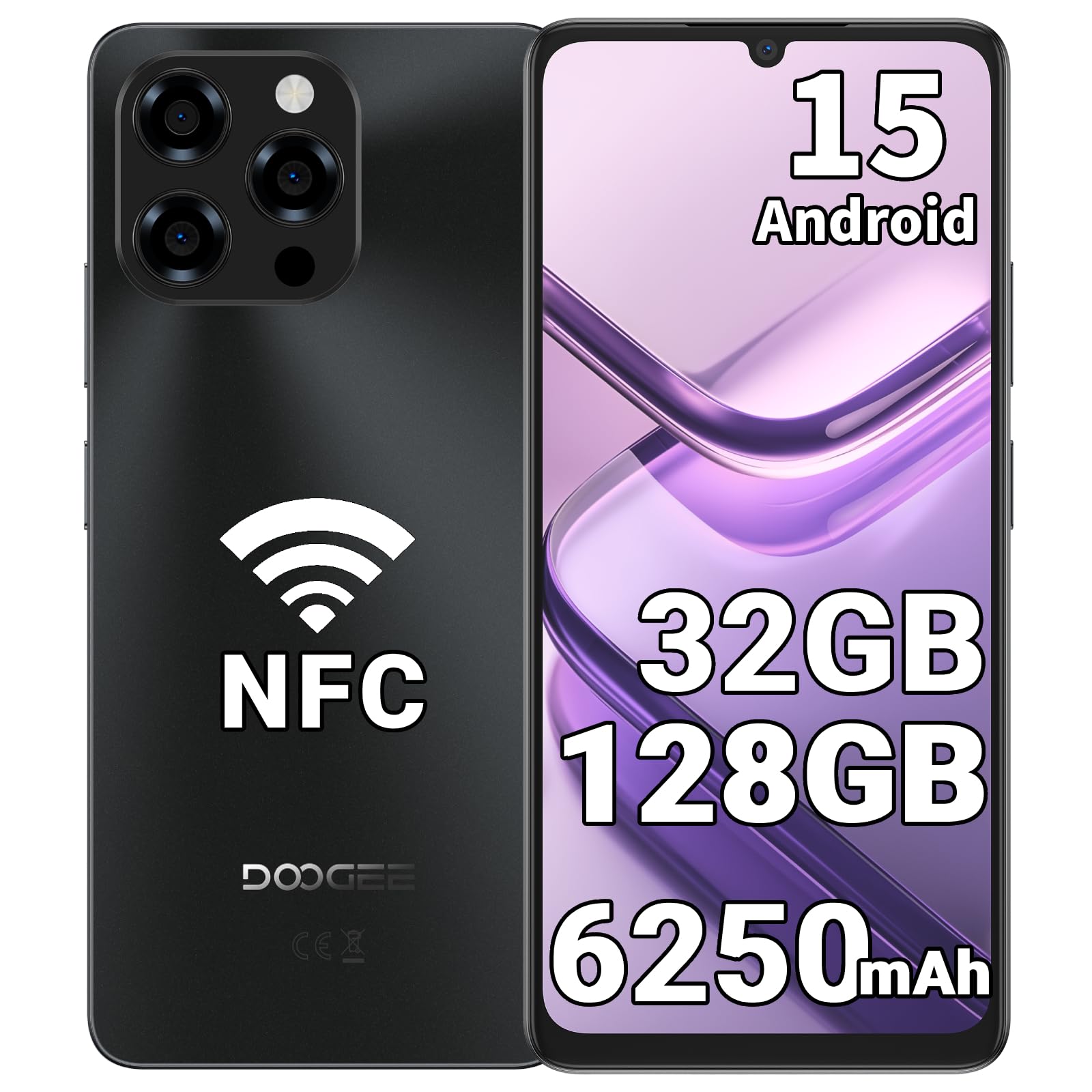 schermo touchscreen doogeenoote 58 15 android 90hz 64gb+2tb