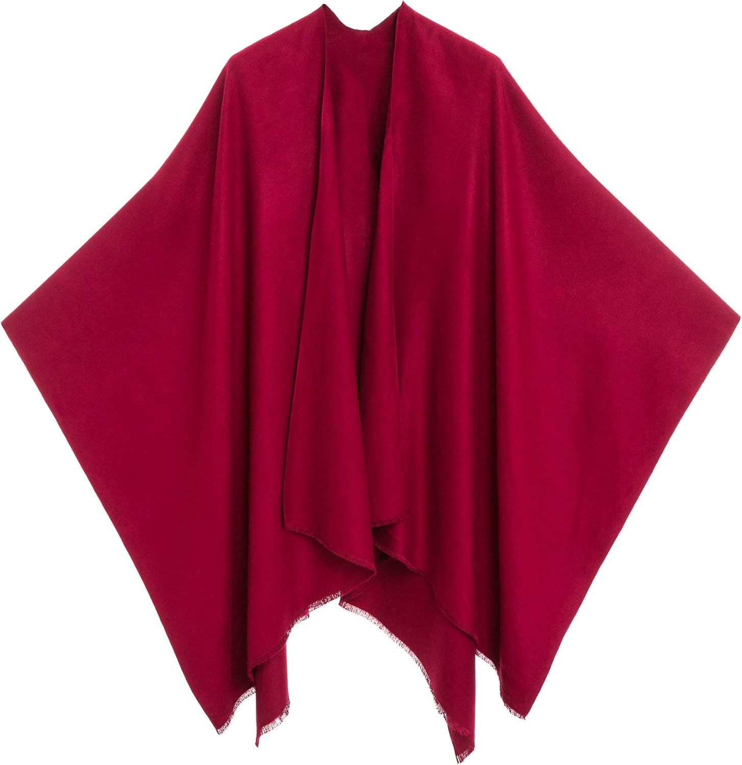 Women's Shawl Wrap Poncho Ruana Cape Cardigan Sweater Open Front for Travel Flight Cruises