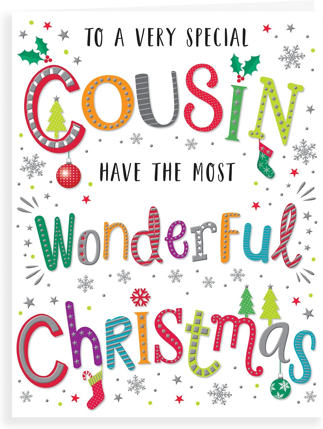 Santa Gamer Gaming Christmas Card For Cousin