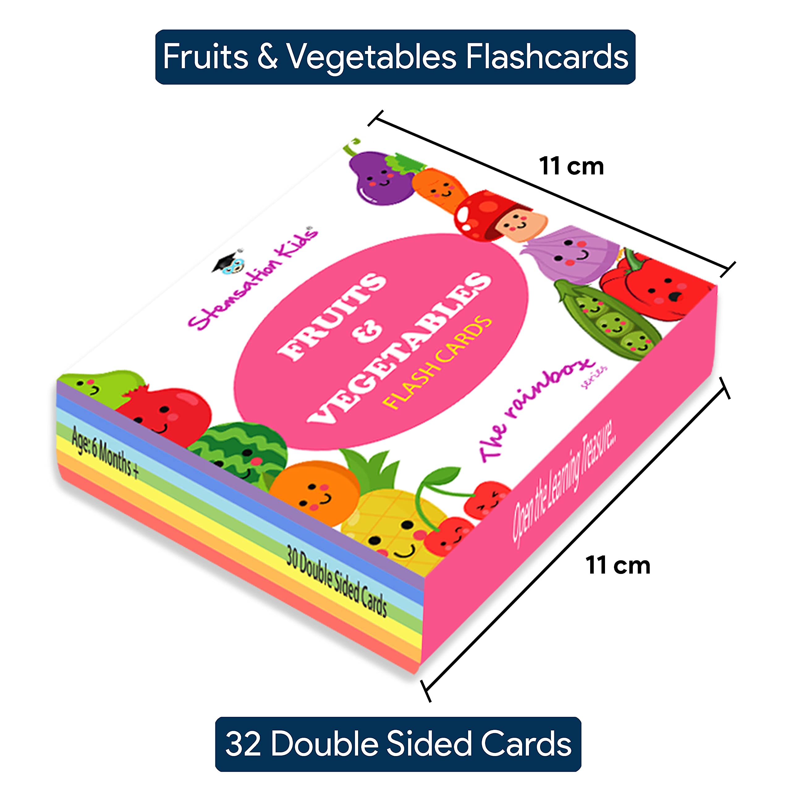 FRUITS AND VEGETABLES FLASH CARDS FOR KIDS I EDUCATIONAL LEARNING CARDS I MONTESSORI CARDS WITH QUIZ