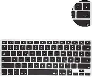 MiNGFi Protection Clavier Silicone Français AZERTY pour MacBook Pro 13 A1706/A1989/A2159 (2016–2020), Pro 15 A1707/A1990 (2016–2019) US/ANSI - Noir MiNGFi Protection Clavier Silicone Français AZERTY pour MacBook Pro 13 A1706/A1989/A2159 (2016–2020), Pro 15 A1707/A1990 (2016–2019) US/ANSI - Noir