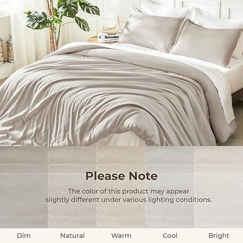 Miniatura 42 de Litanika - Juego de edredón de tamaño queen extragrande, 3 piezas, color verde salvia, ligero, unicolor, para todas las estaciones, esponjoso Verde