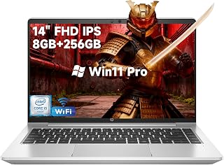 HP ProBook 640 G8 Laptop, computadora portátil 14" FHD(1920 × 1080) IPS, Windows 11 Pro, Core i5-1145G7, 8GB de RAM, 256GB SSD, HDMI, CAM (reacondicionado)