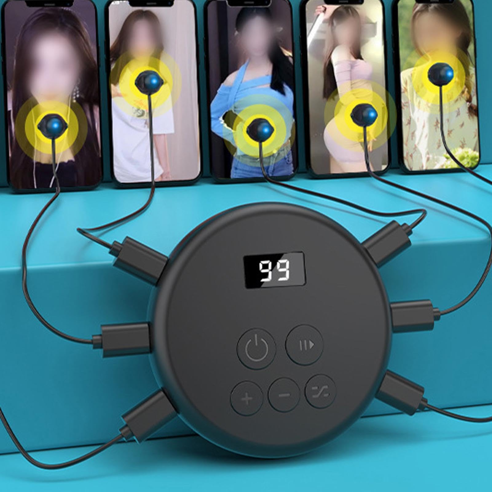 Clicker Automatique pour Téléphone Portable, Clicker Automatique pour Écran De Téléphone, Tapper Automatique D'écran Autoclicker,Tapper D'écran De Téléphone, Cliqueurs Automatiques À Vitesse Réglable