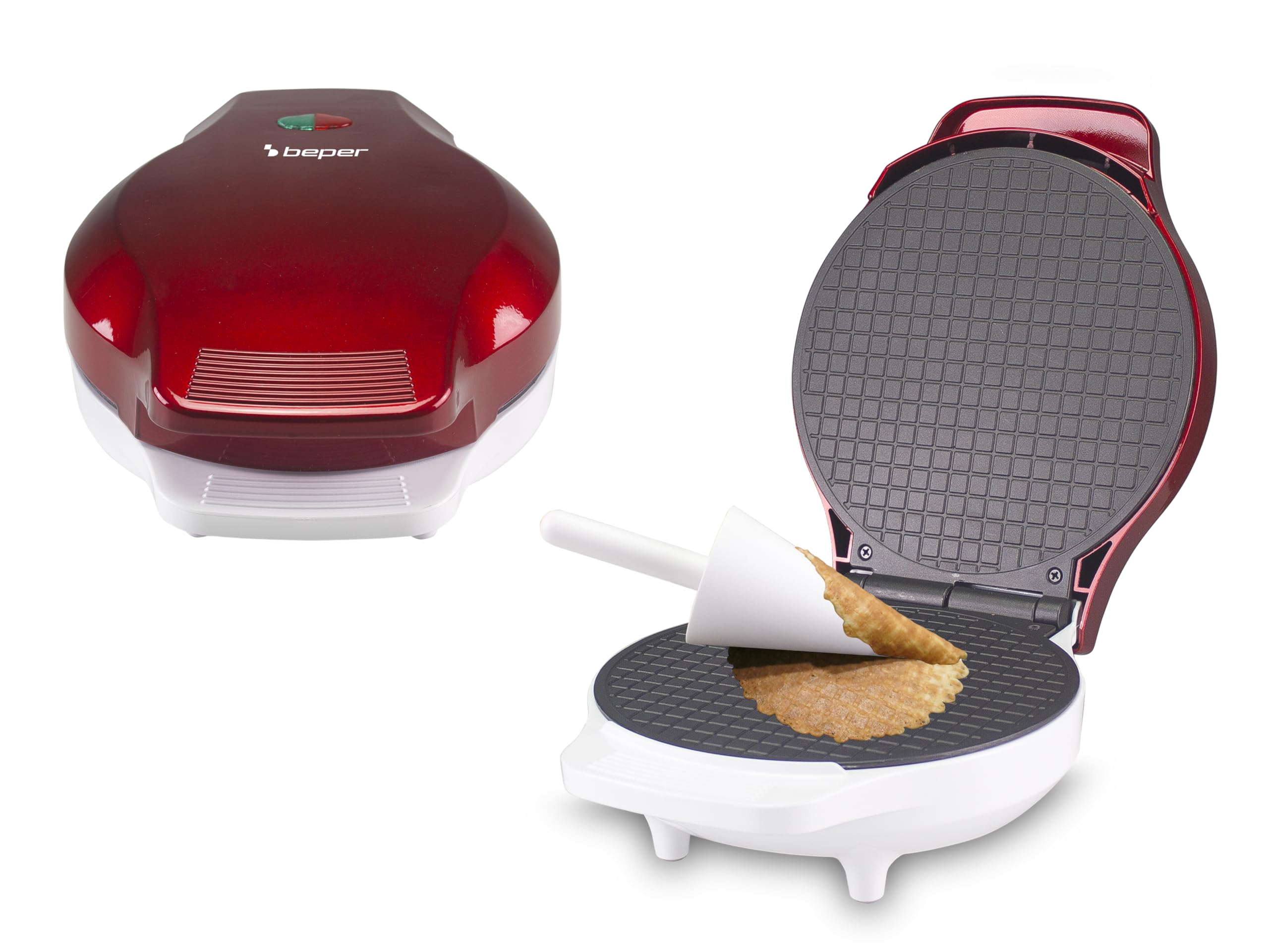 Piastra Multifunzione Beper 4 In 1 - 1000W Per Hamburger, Uova E Griglia, Rivestimento Antiaderente - Foto 8