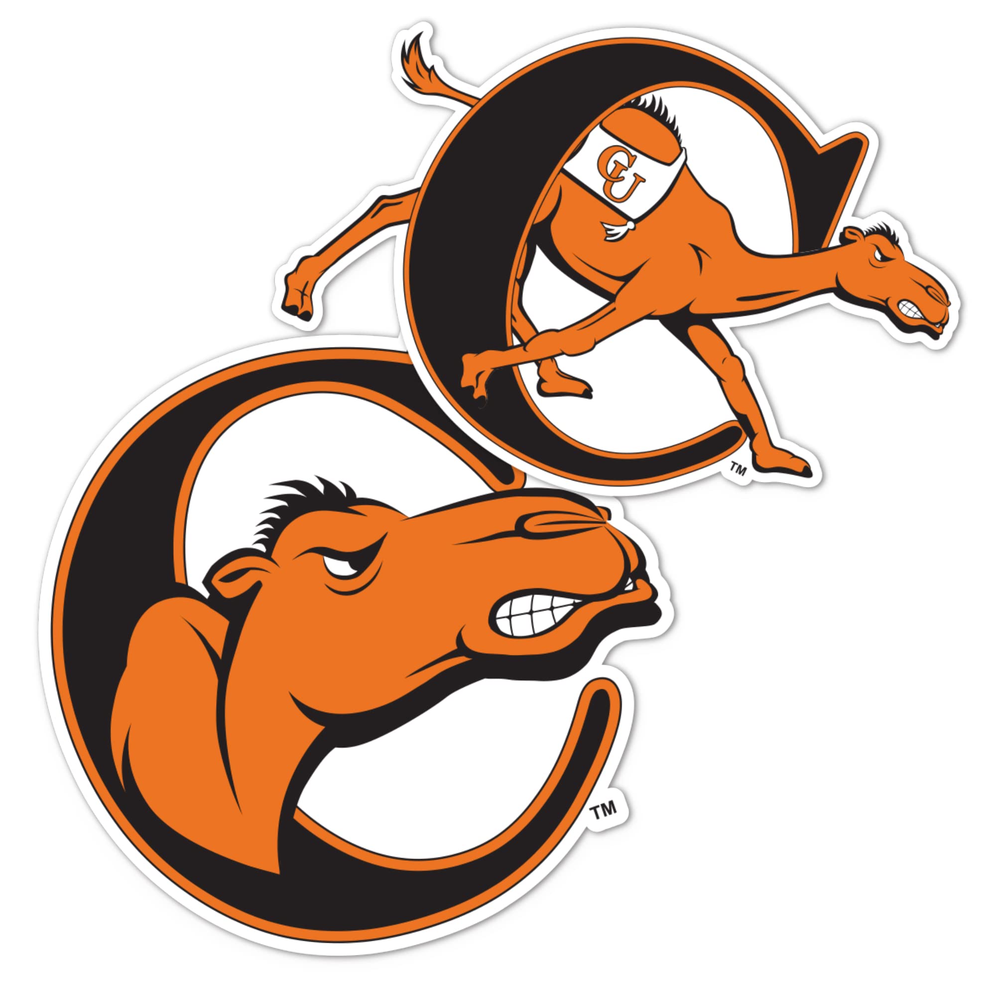 Autocollant vinyle Campbell University NCAA pc portable bouteille eau et scrapbooking