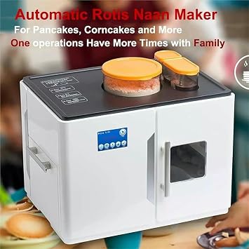 Automatic Roti Maker, Fully Automatic Roti Maker, Electric Chapatti Tortilla Pancake Flat Bread Pita Maker