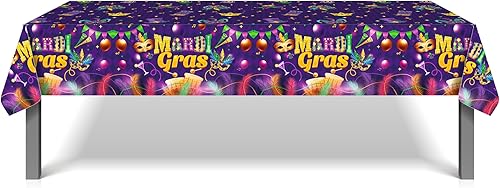 Miniatura 516 de CC HOME 1 pieza de mantel de plástico para fiesta de los 90 de 54 x 87 pulgadas de largo, mantel vintage retro de los 90 de hip hop, tema de 1990