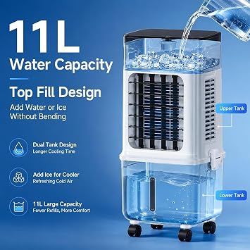 3 in1 Portable Air Conditioners/Evaporative Air Cooler Remote Control