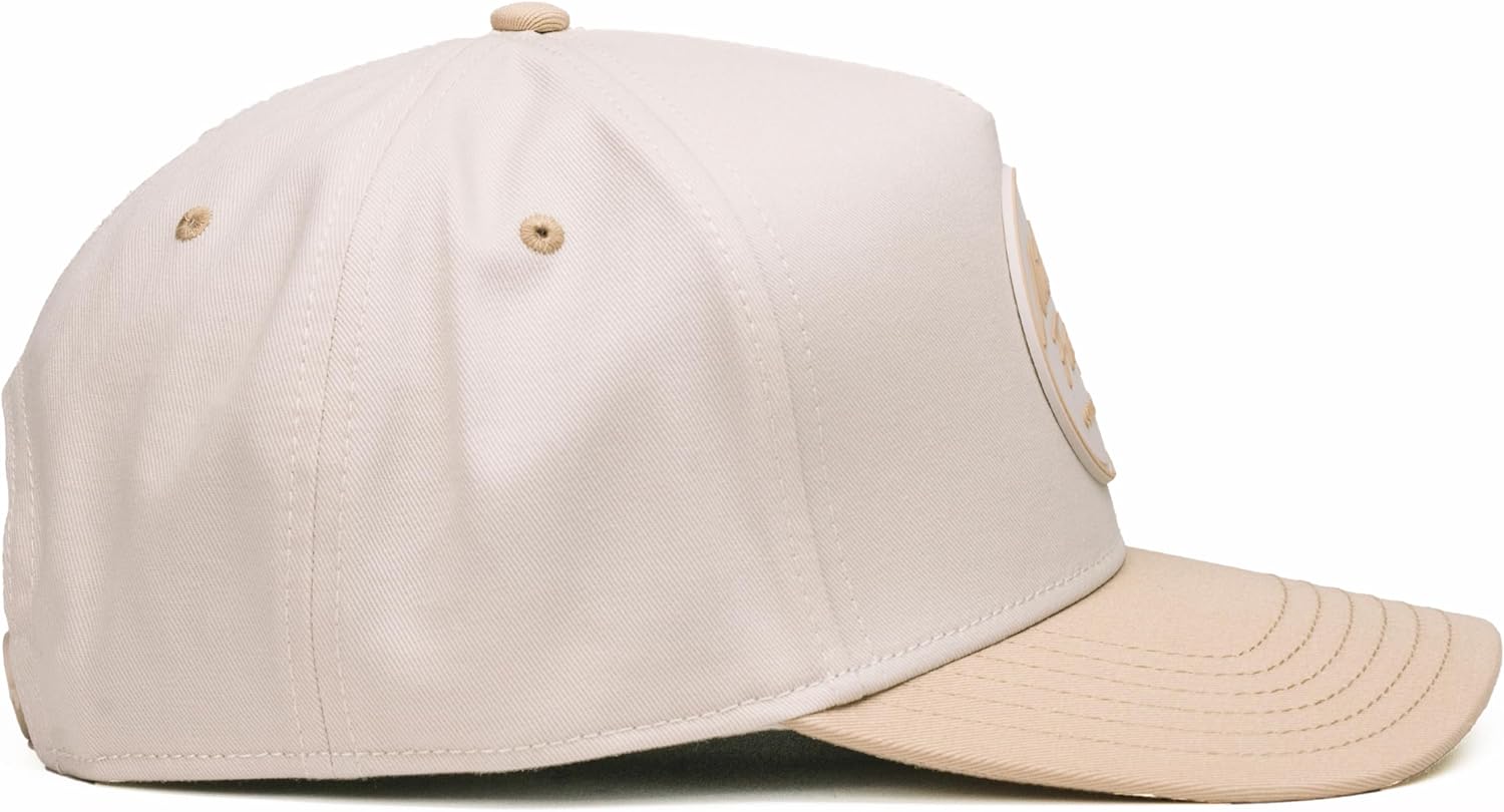 Nuthin Fancy Comus Snapback Hat, Everyday 5-Panel High Crown Canvas Trucker Hat for Men & Women