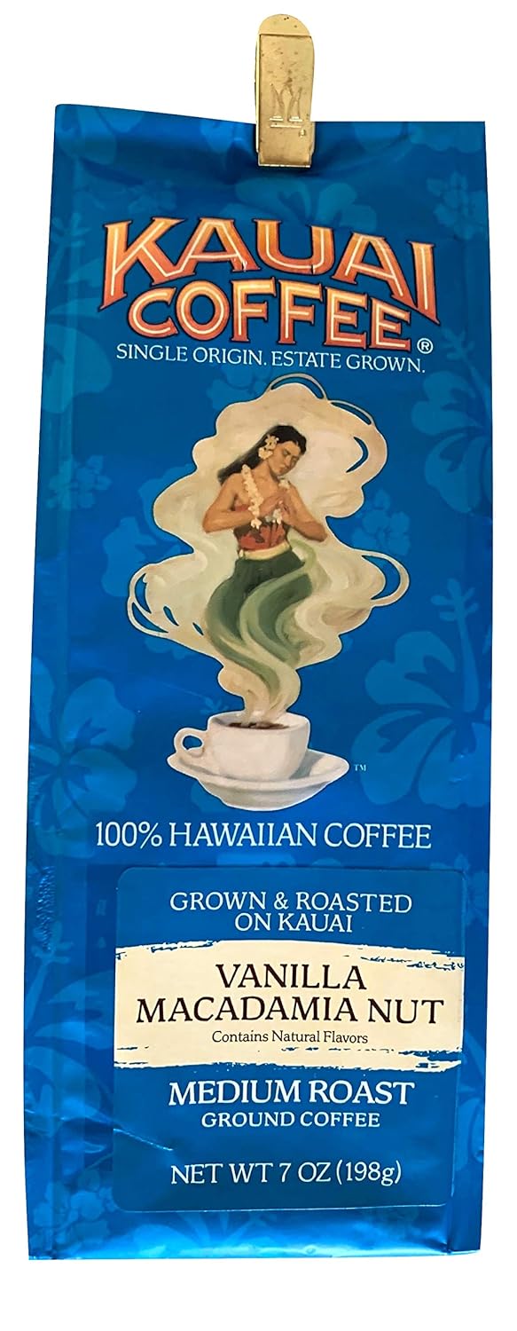 Kauai Coffee Vanilla Macadamia Nut Ground