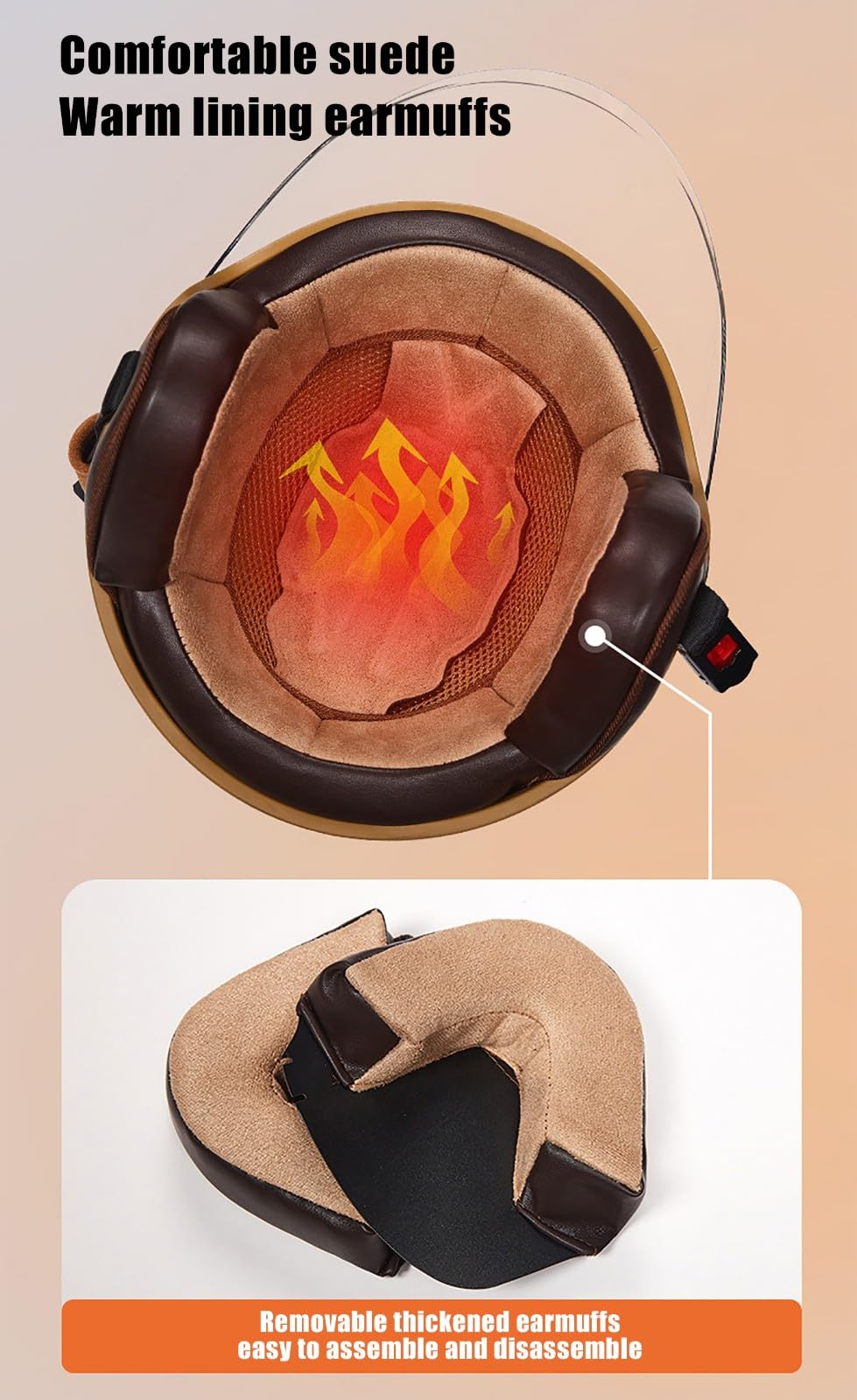 Casco Da Moto Jet Con Orecchie Di Gatto, Casco Da Moto Omologato ECE 22.06, Casco Jet Da Moto Con Visiera Parasole, Casco Da Scooter Per Uomo E Donna