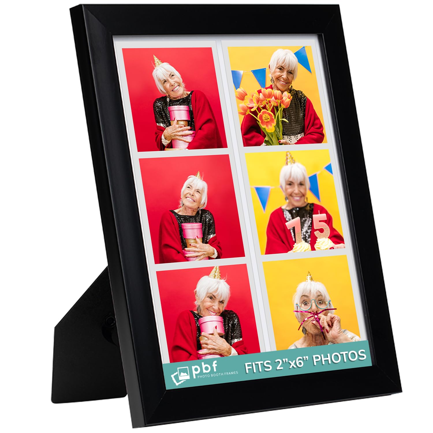 Photo Booth Frames - Double 2x6 Inch Photo Strip Frame or 5x7