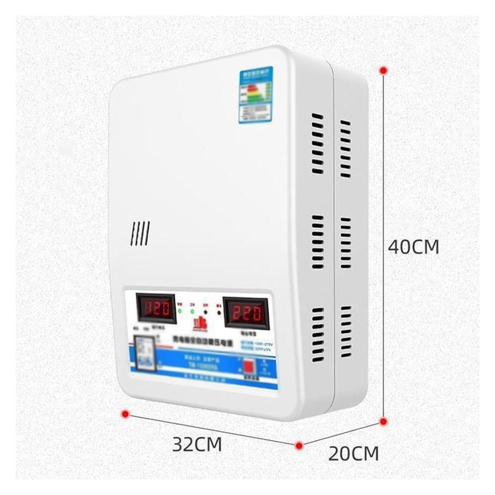Regulador automático de tensión 220V 15000VA estabilizador de Ultra Baja tensión para estabilide la Fuente de alimentación doméstica