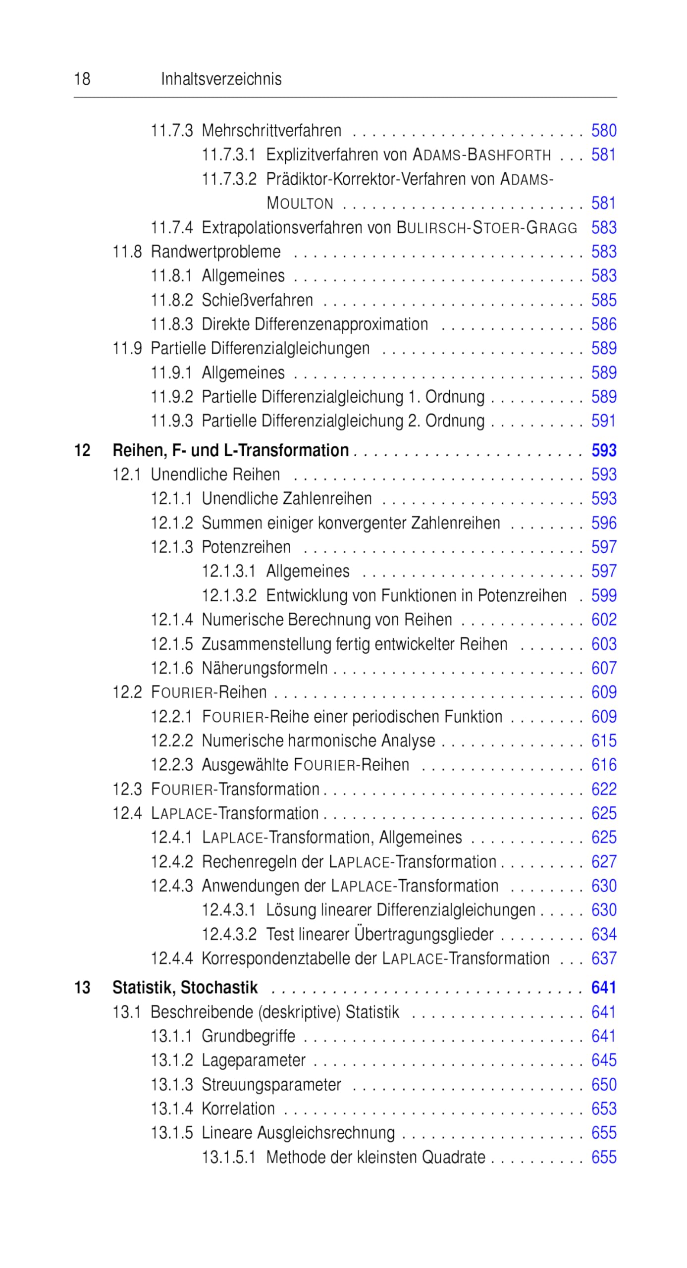 Taschenbuch mathematischer Formeln für Ingenieur- und Naturwissenschaften