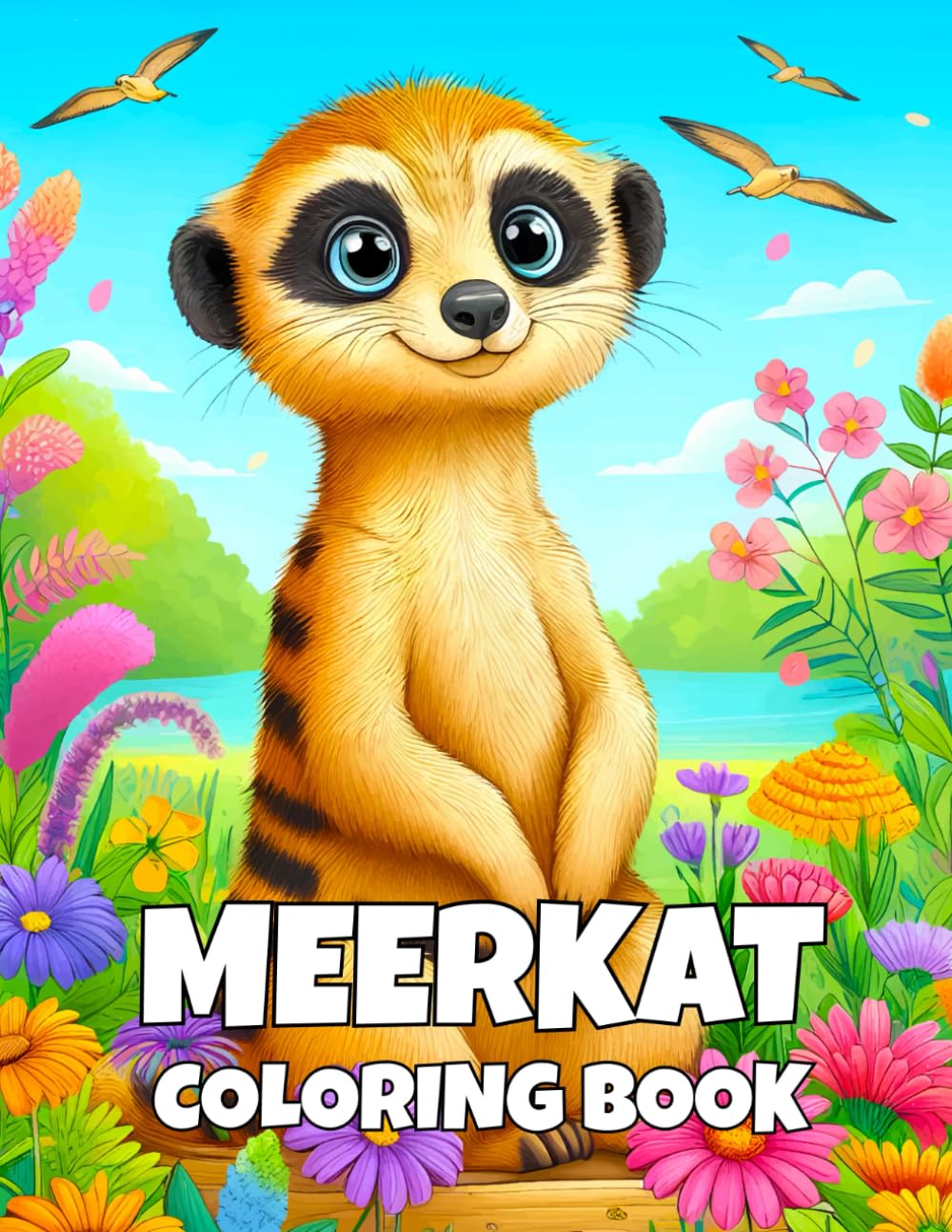 Meerkat Coloring Book: 30 Fun and Adorable Meerkats Designs for Kids to Color – Creativity and Relaxation