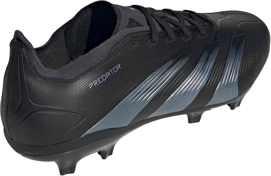 adidas Unisex Predator League Firm Ground Football Boots, Core Black/Carbon/Core Black, 8 UK