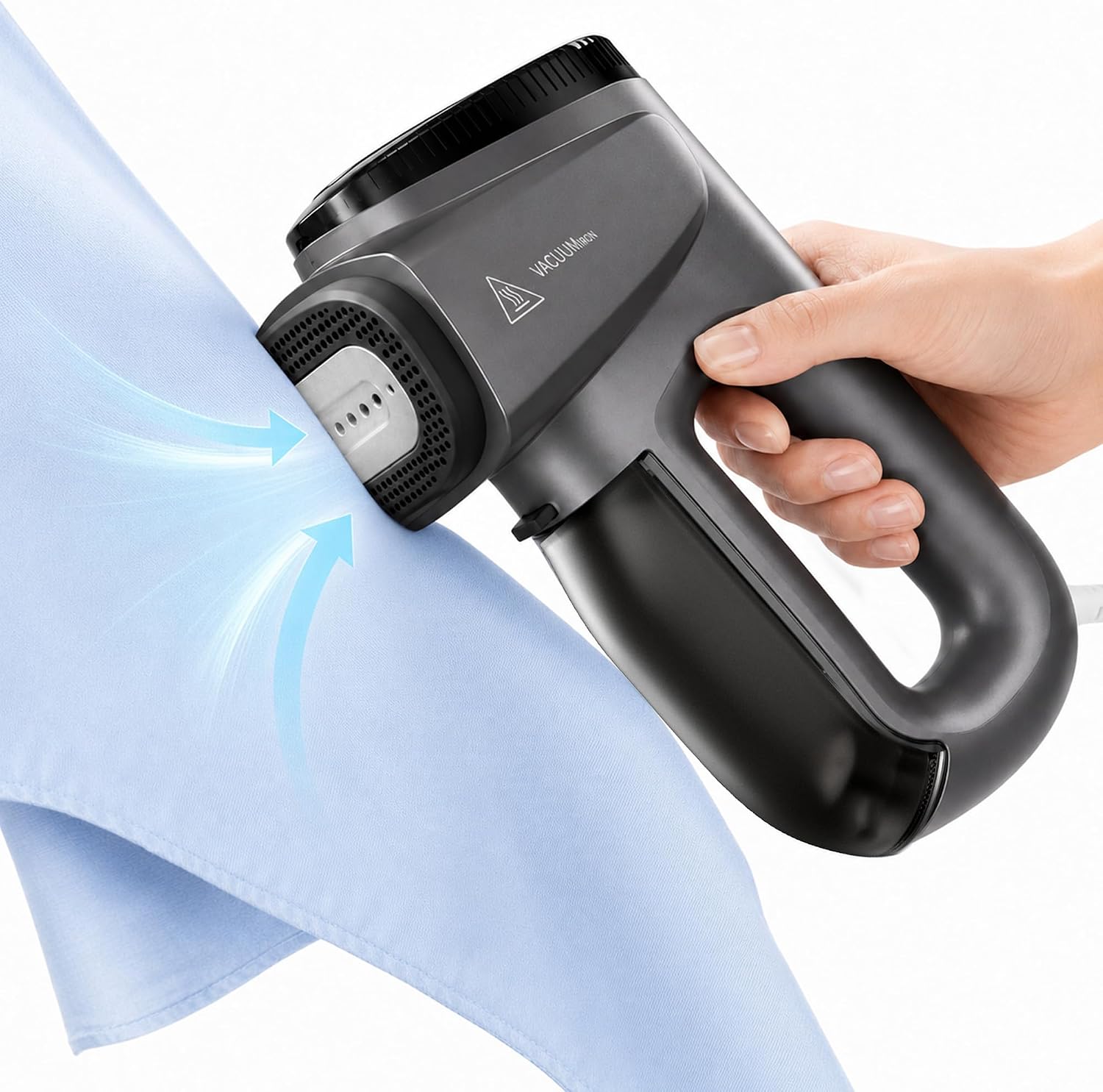 GKJ Handheld Steamer for Clothes, Vacuum Steamer, Portable Travel Clothes Steamer, 2 In 1 Garment Steamer, Lightweight, 118ml Water Tank (for 110-120V)