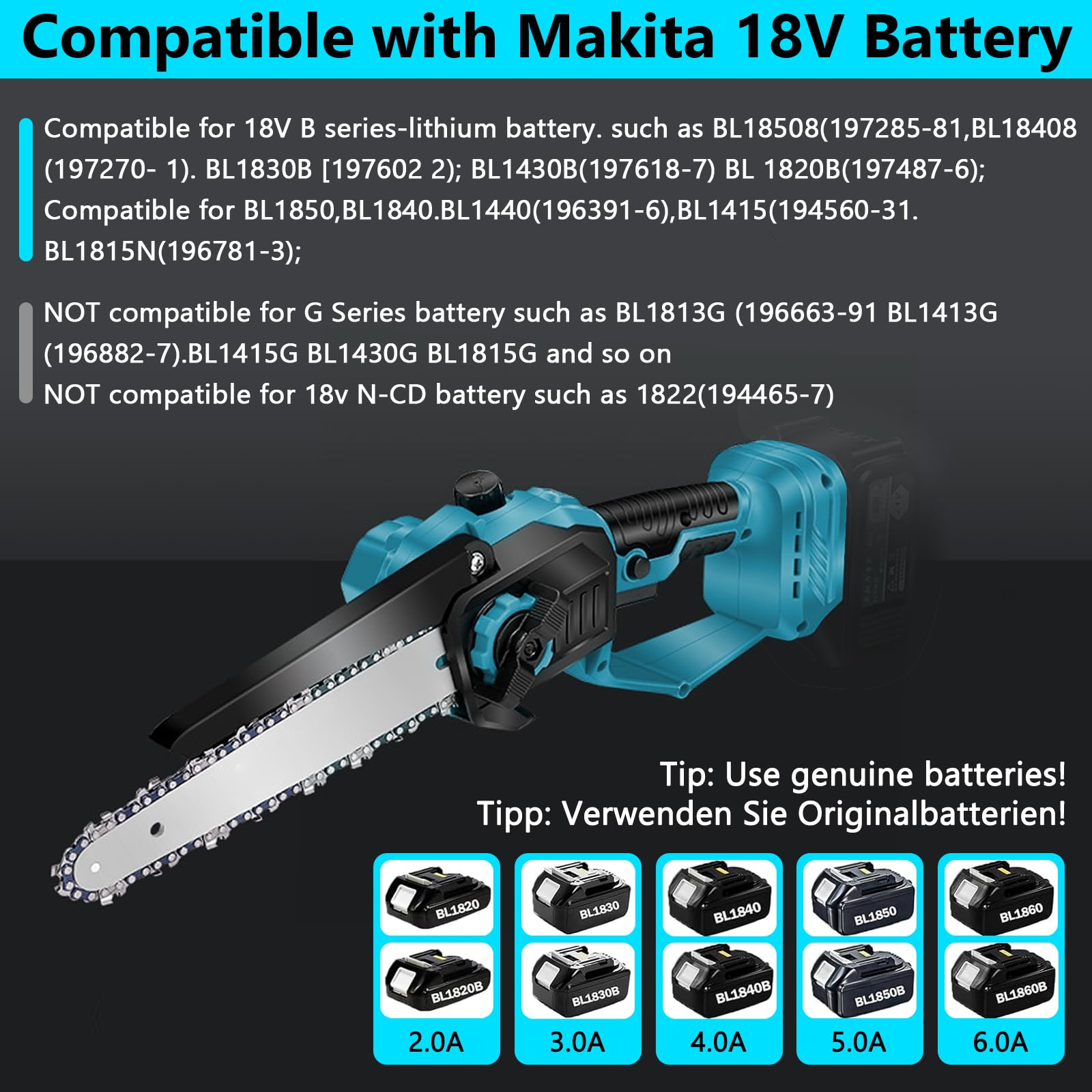Black & Decker takkenzaag op steel 18V 2.0Ah tot 4,5m hoogte