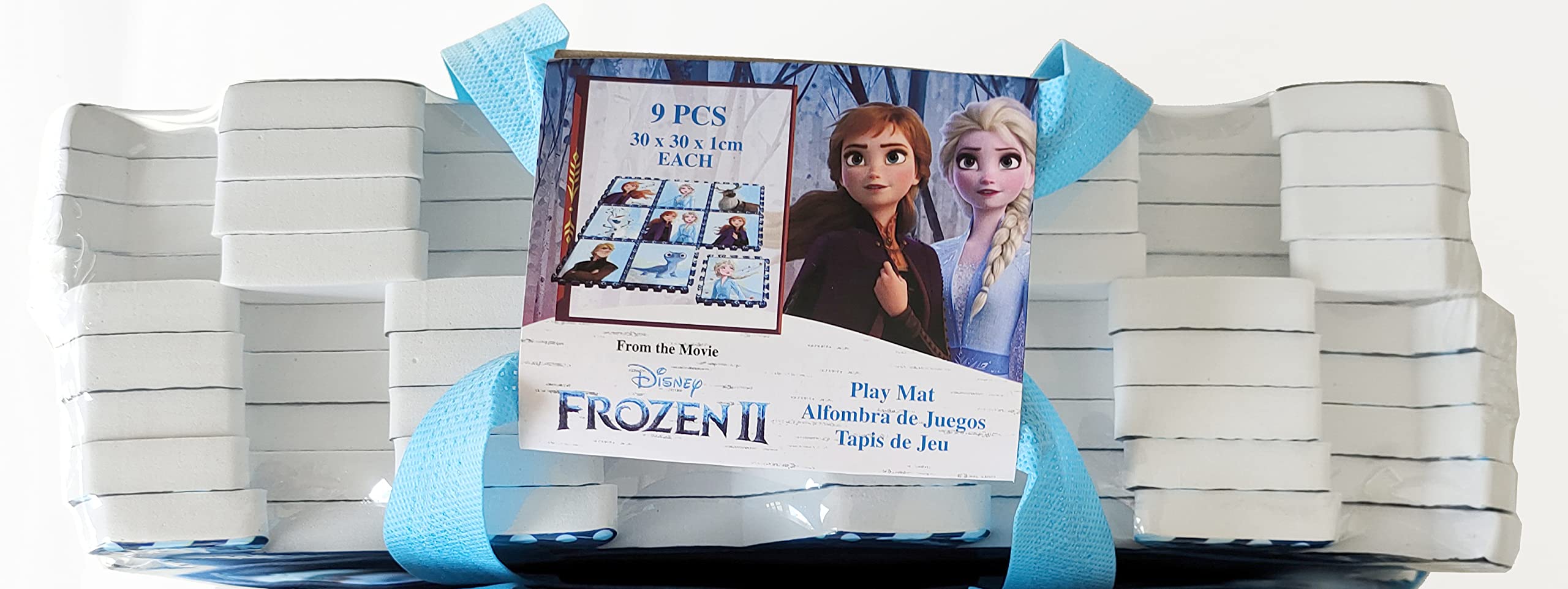 Schaumstoff Bodenpuzzle, Die Eiskönigin, Puzzle dir eine wunderbare Spielmatte aus den 9 tollen Teilen aus Moosgummi. Jedes Teil ist 30 x 30cm groß und ca. 1cm dick, KL85543, Kids Licensing