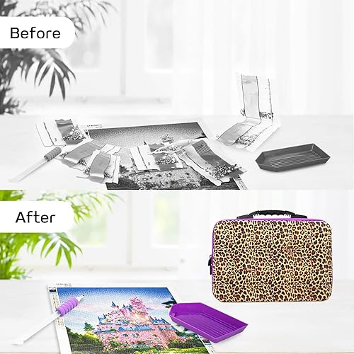 Miniatura 56 de ZORETCO Contenedores de almacenamiento de pintura de diamantes, 60 ranuras, kits de pintura de diamantes, accesorios y herramientas de pintura