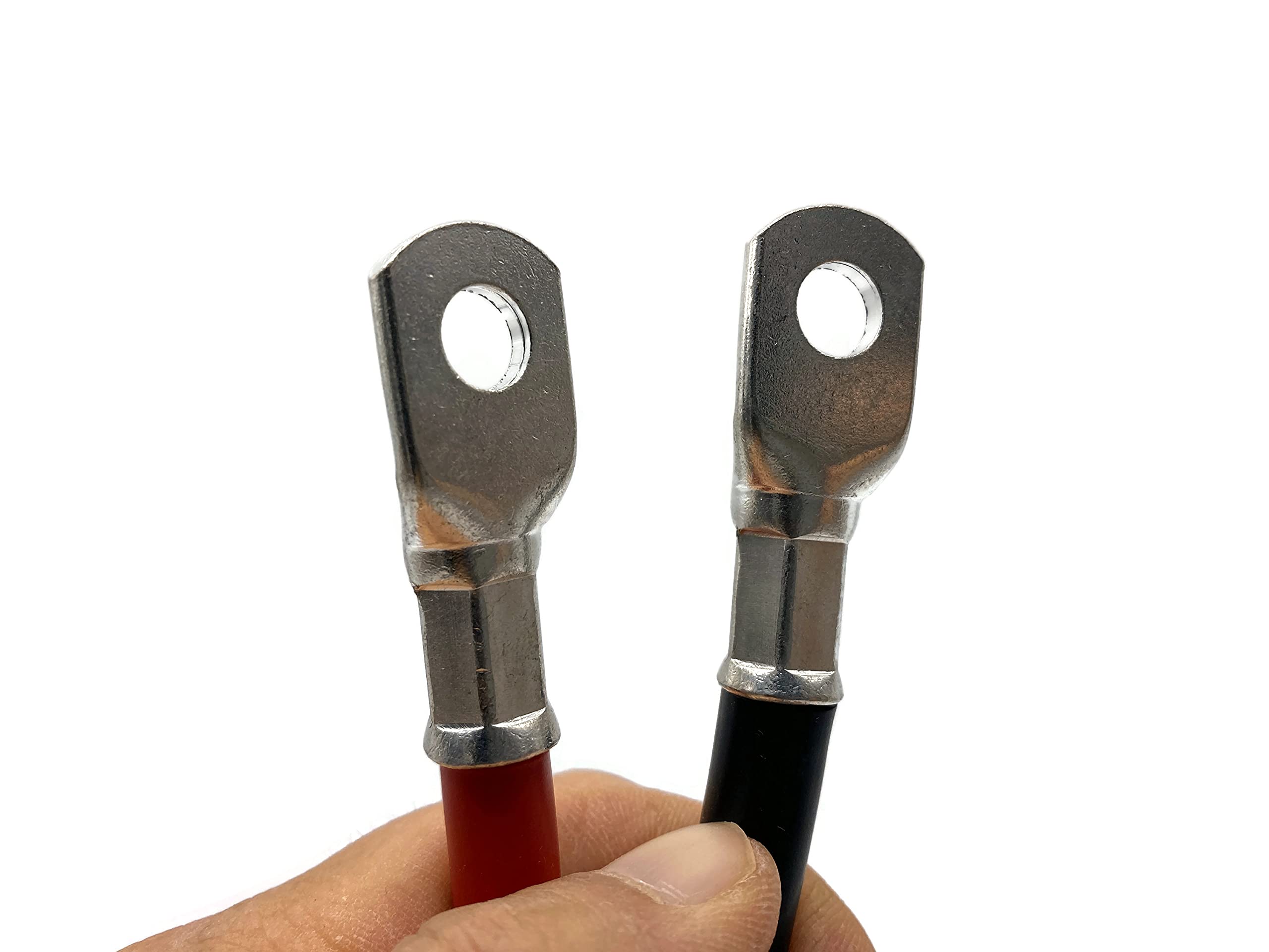 eXODA cavo batteria set 35 mm² 75 cm con terminali M8 rosso e nero per auto barche moto e altro alta qualità dei materiali flessibilità nella lavorazione