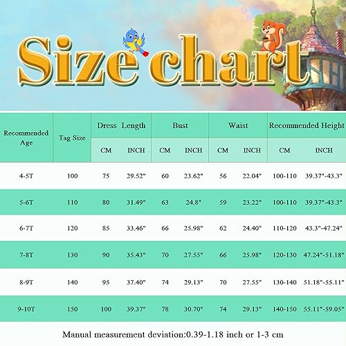 Miniatura 7 de KLFFLGID Disfraz de princesa Giselle Enchantd para niña Halloween juego de rol disfraz de fiesta de cumpleaños