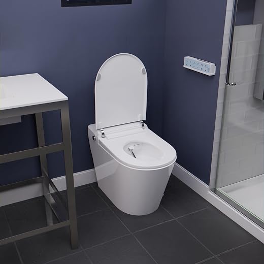 ANZZI ENVO Echo Elongated Smart Toilet Bidet in White with Auto Open, Auto Close, Auto Flush, and Heated Seat | TL-STFF950WH