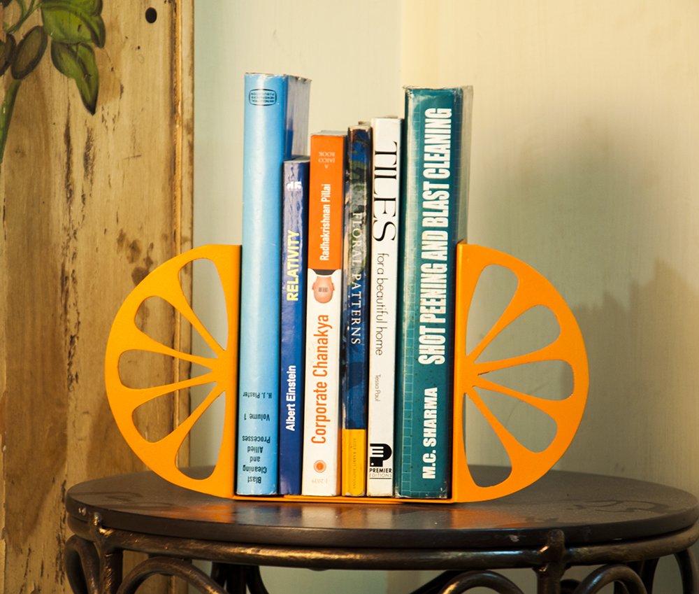 Matchless Metal Orange Bookends Amazon.in Office Products