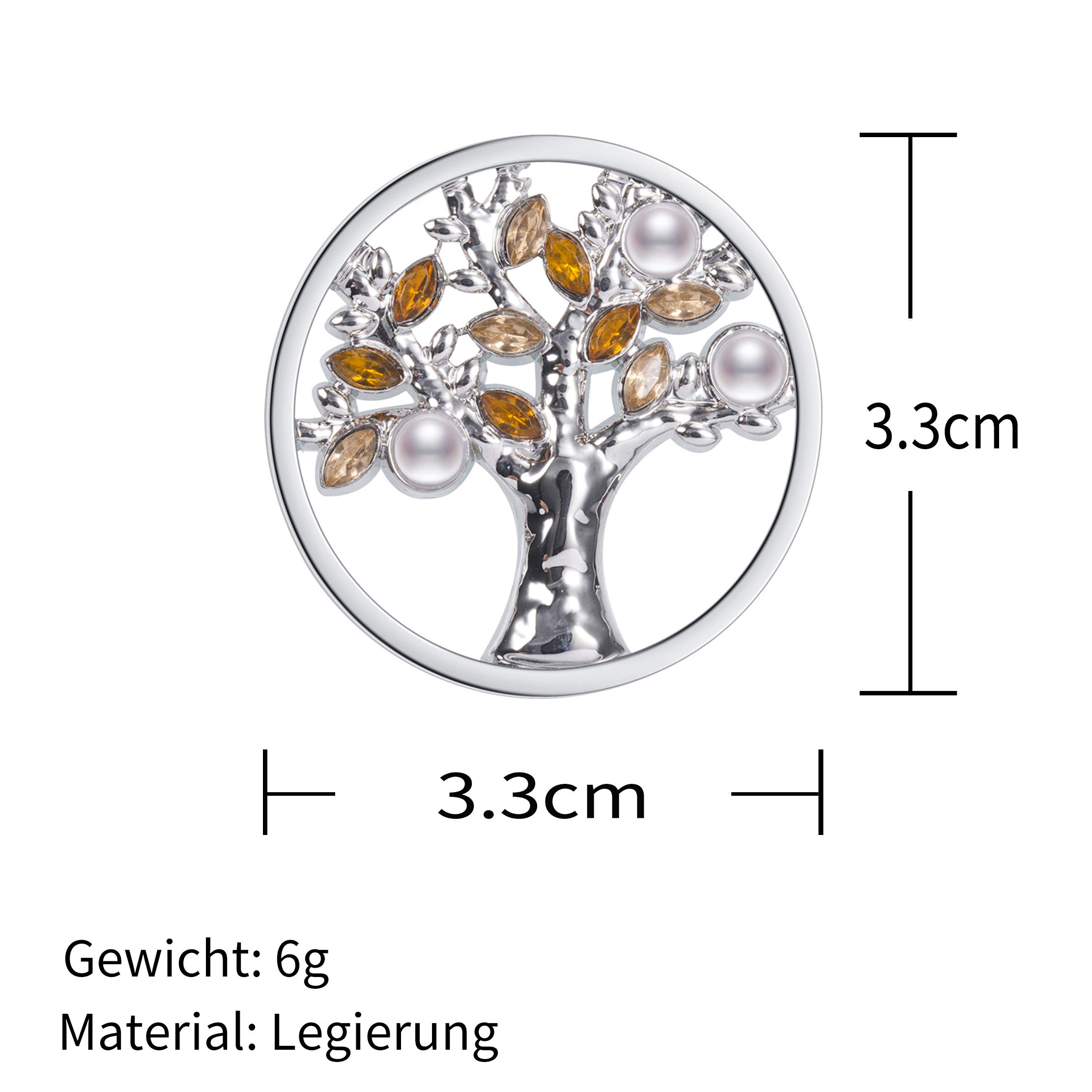 Interchangeable Coin 33mm for Pendant Necklace GP-96