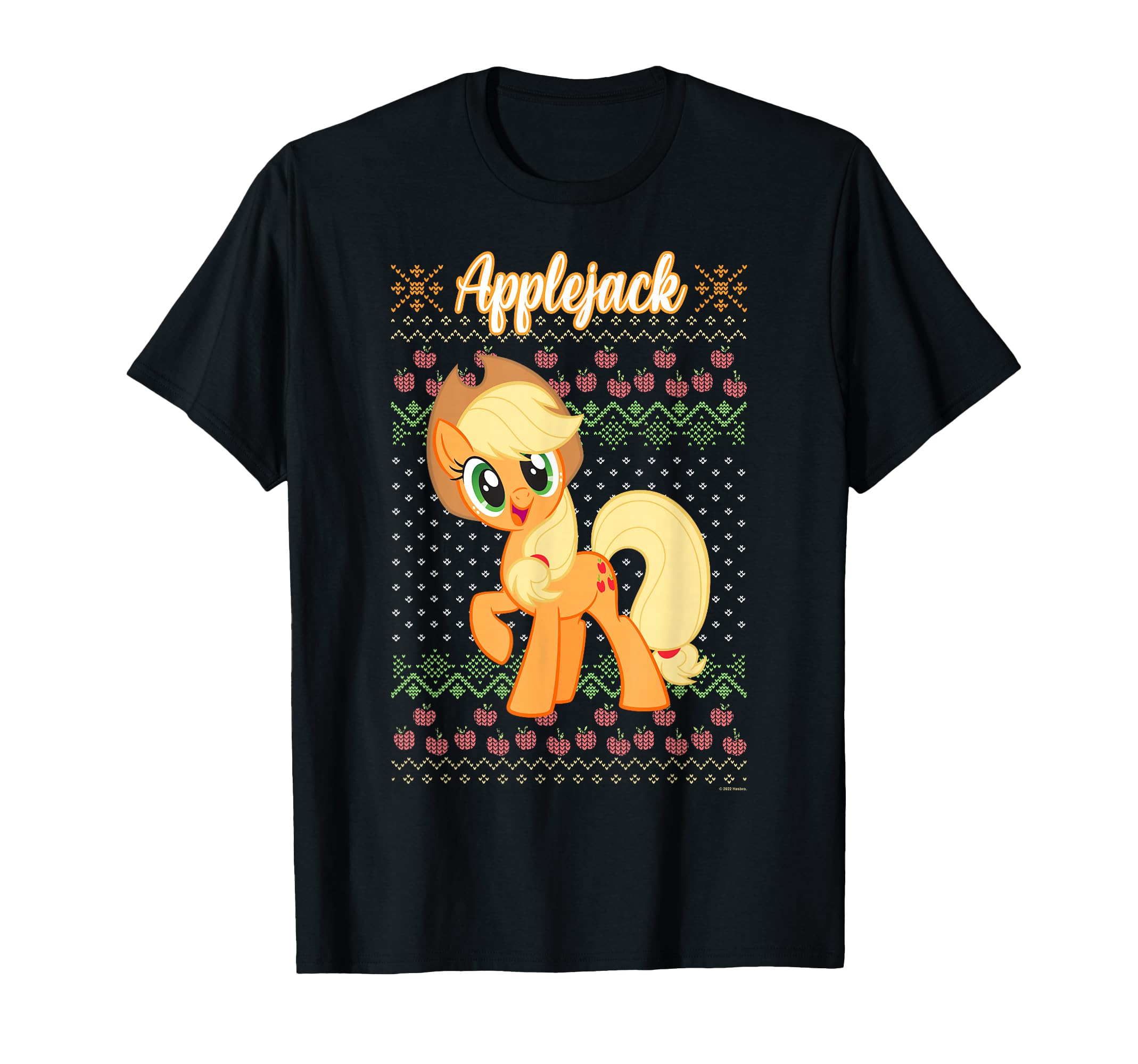 My Little Pony Applejack Christmas Ugly Sweater T-Shirt