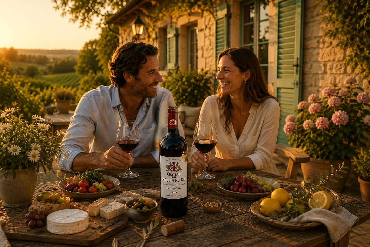 Château du Moulin Rouge 2019 Cru Bourgeois Supérieur Rotwein 6x0,75l | Haut-Médoc, Bordeaux, trocken