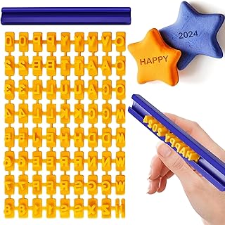 2 Set Letter Stamps for Clay Cookie