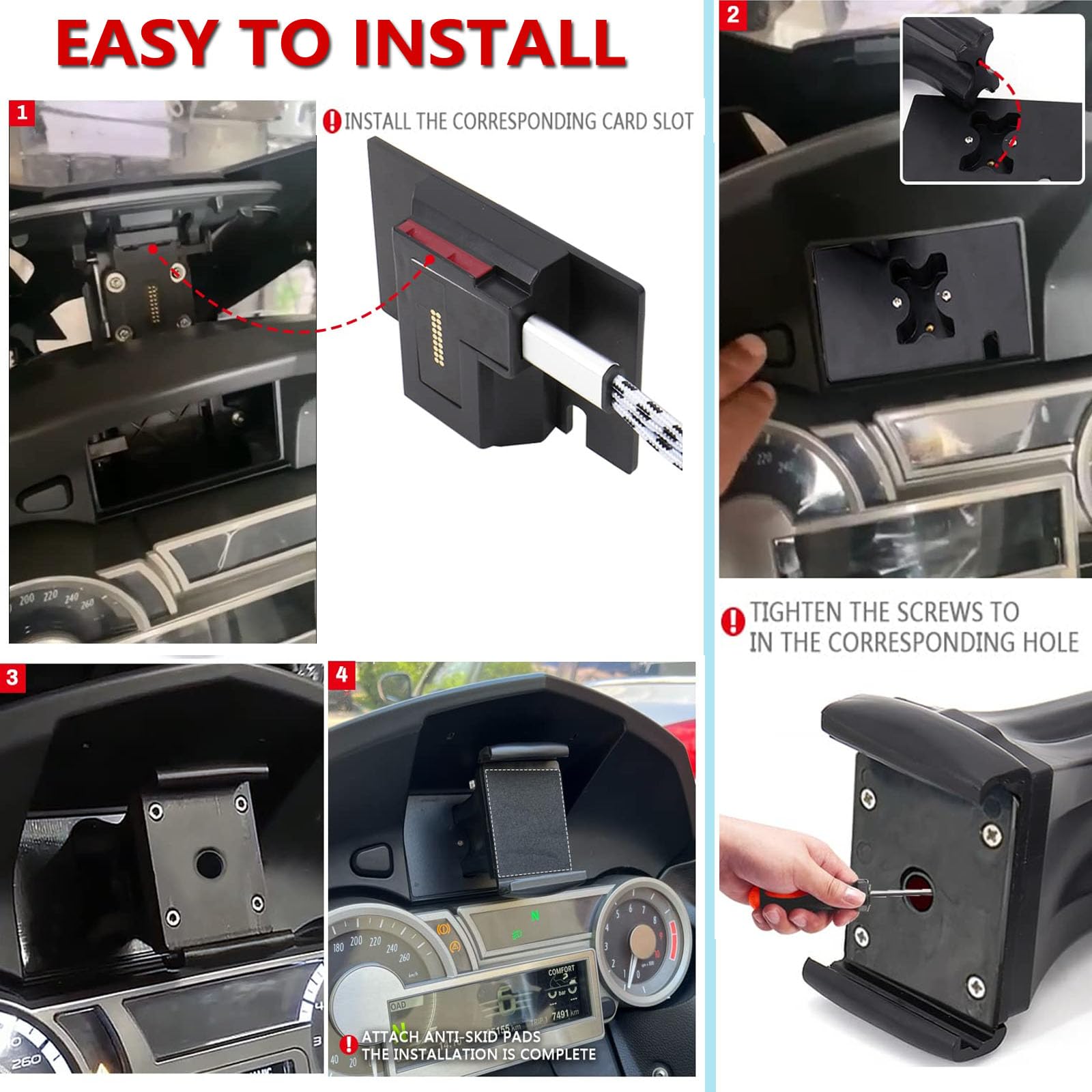 BMW K1600 ナビゲーションステー BMW K1600 ナビゲーションステー Motorcycle Navigator Mount