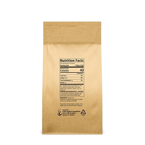 Miniatura 10 de Pure Original Ingredients Almidón de patata (1 galón) Alternativa de trigo y maíz, sin OMG, espesante para hornear y cocinar