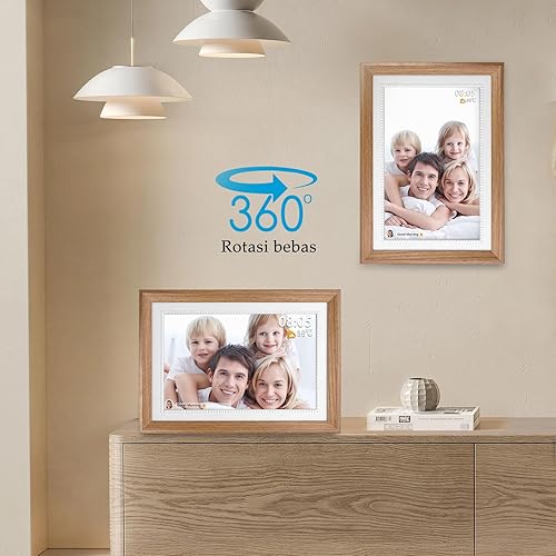 Miniatura 6 de FRAMEO - Marco de fotos digital de 10.1 pulgadas, WiFi, marco de fotos digital inteligente, 1280 x 800 IPS HD, memoria de 32 GB, rotación