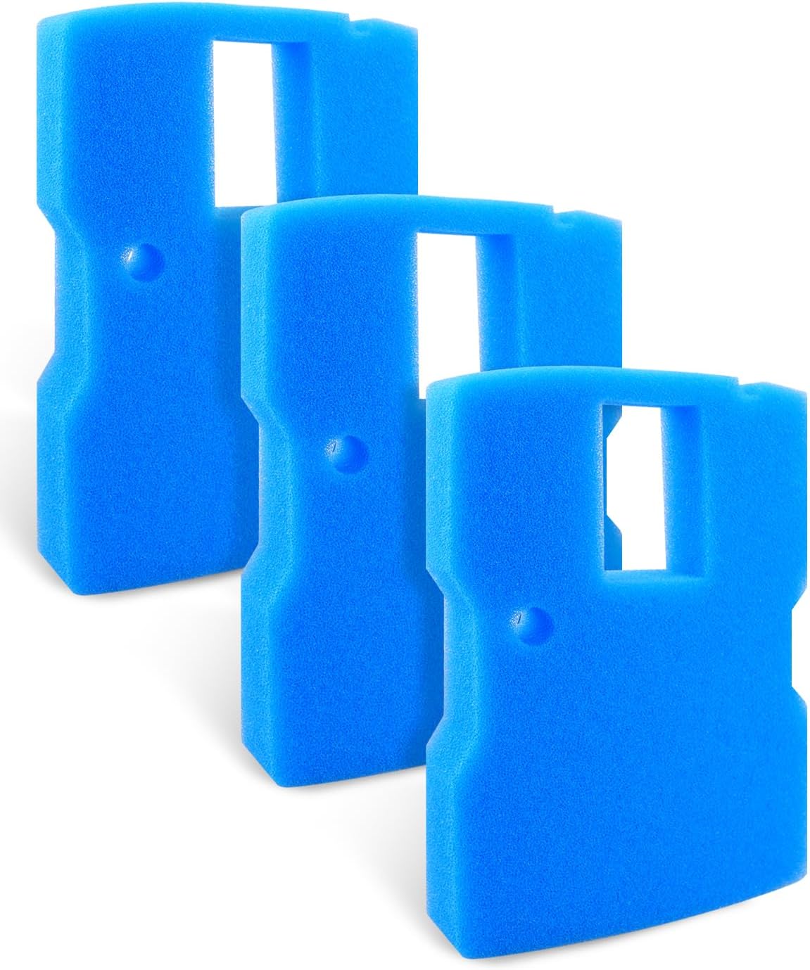 3 Pcs Sponge Filter Pads Replacement Fit for Sunsun 660 GPH Fountain Pump All in One Pond Models CUF-6000 Fit for VIVOHOME 530/660 GPH Pond Filter Pump Fountain Kits