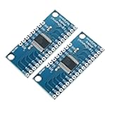 DEVMO 2PCS CD74HC4067 16 Channel Analog Digital Multiplexer MUX Breakout Board CD74HC4067 Precise Module Compatible with Ar-duino DIY