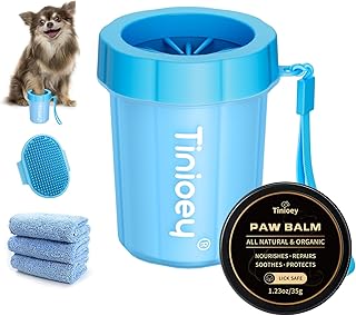 Dog Paw Cleaner for Small Dogs, Dog Paw Washer, Muddy Paw Cleaner, Pet Foot Cleaner, Dog Paw Protector Kit