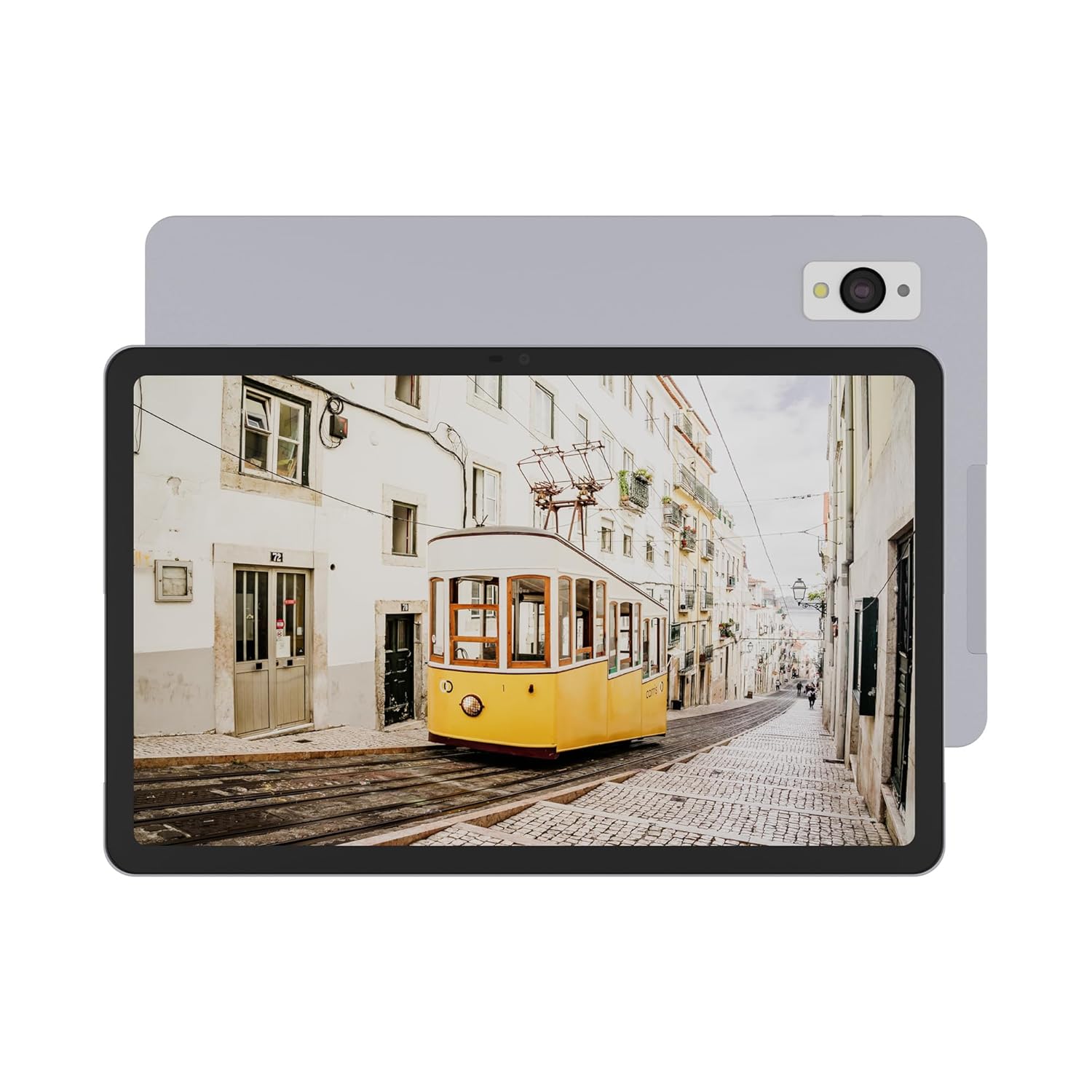 DOMO Slate SLP12 T610 OS12 10.5 inch 2000×1200 LCD 4G Calling Tablet PC, Volte, Dual SIM Slots, 4GB RAM, 64GB Storage, Octa Core CPU, GPS, Bluetooth, 4 Speakers [Grey]