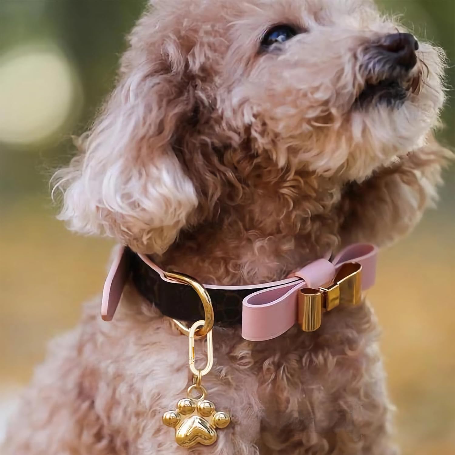 4 Pack Light Gold Spring Oval Ring Clip, BENACES Zinc Alloy Spring Key Ring Hook Snap, 1.97 inch O-Ring Mini Metal Keychain Purse Carabiner Clips, for Keys Purse Bag Pet Leash, DIY Projects - Image 3