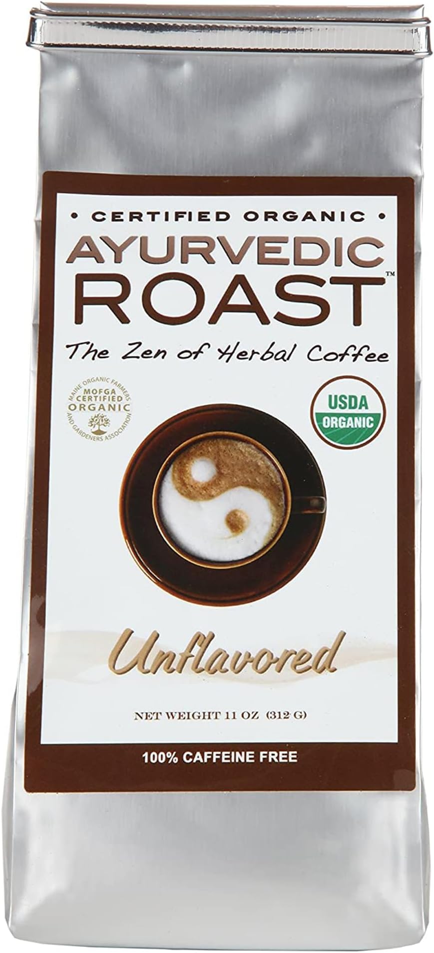 Top Caffeine Free Certified Organic Coffee Substitute - Natural Grain Beverage and Herbal Blend that is a Great Non Acidic Coffee Alternative