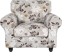 Vista 76 de SearchI Funda elástica para sofá, funda para sillón de 2 piezas con funda de cojín separada para silla, protector de muebles lavable para sala