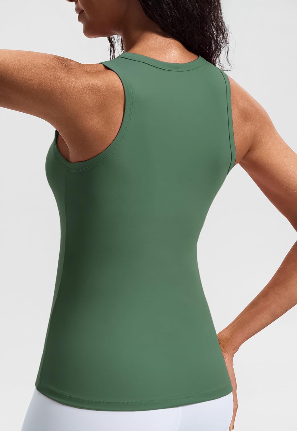 JOYSPELS Workout Tank Tops for Women, Butter Soft Yoga Tops, Slim Fit Athletic Tank - Image 2