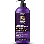 VANIDOX Sulfate Free Brass Toning Purple Shampoo for Blondes, Brown Highlighted, or Bleached Hair, Infused with Purple Rice Extract, Hyaluronic Acid, Vitamin E, and Chamomile Extract (16 fl oz)