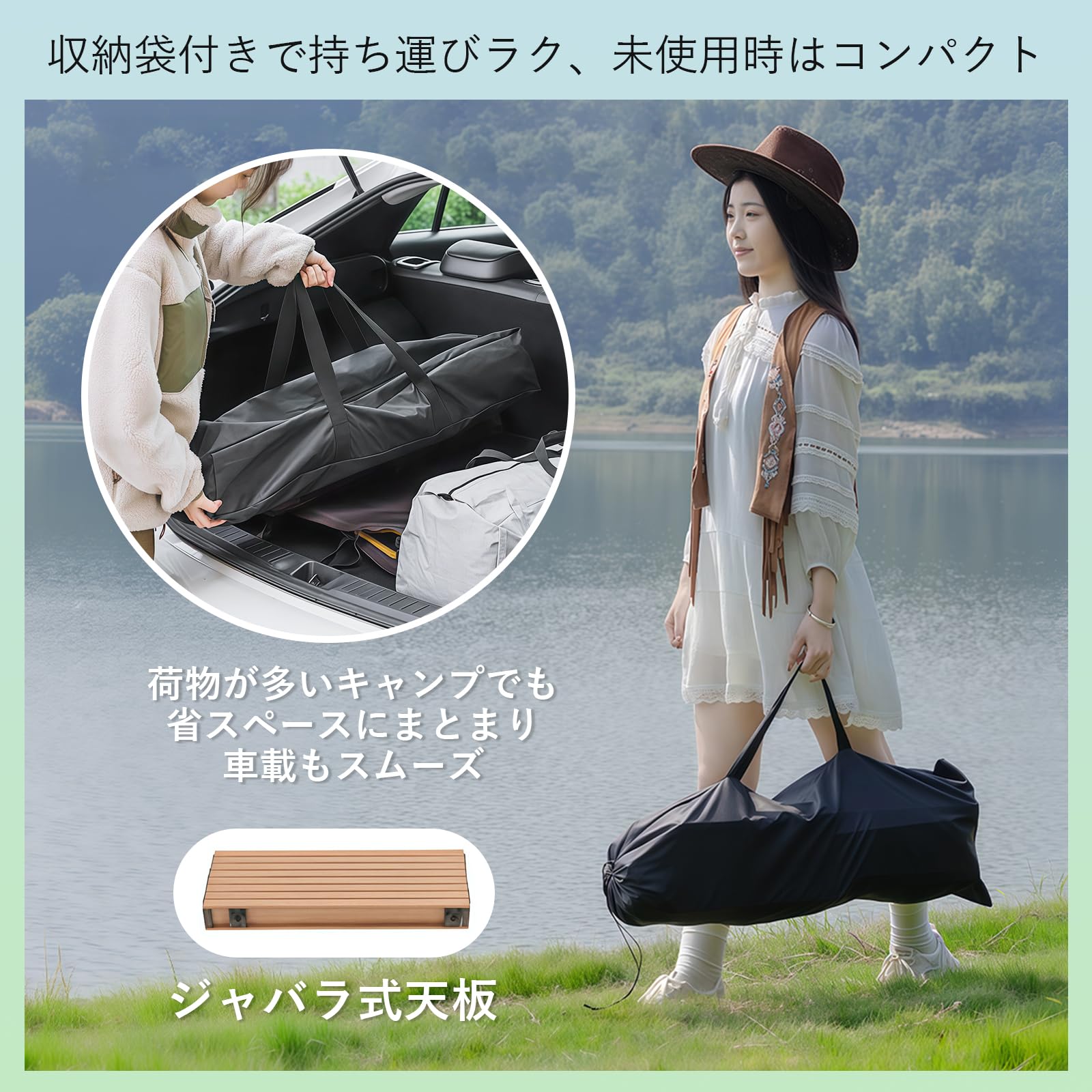 Amazon.co.jp: UneMeet キャンプ テーブル 120x60x44cm アウトドア